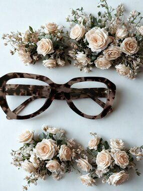 Brown & Tan Eyeglass Frames